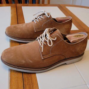 GH Bass Suede Oxford Mens Shoes - Size 11 Tan